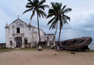 Igreja na Ilha de Moçambique, uma das "Sete Maravilhas"